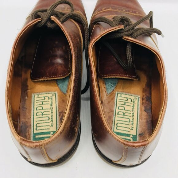 Johnston & Murphy Shoes Lace Up Dress Leather Upper Classic Brown Size 10.5 main image 5